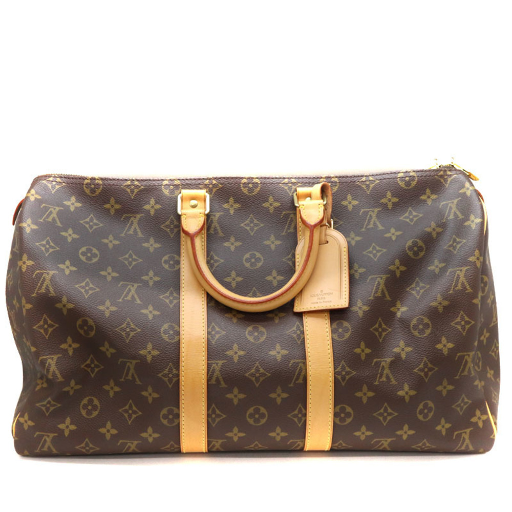 Louis Vuitton Keepall 45 Bag Canvas Brown - Picture 2 of 12